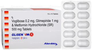 Glisen Vm 1 Tablet 10