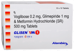 Glisen Vm 1 Tablet 10 Glisen Vm 1 Tablet 10