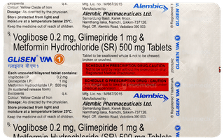 Glisen Vm 1 Tablet 10