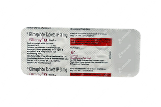 Glitaray 3 MG Tablet 10