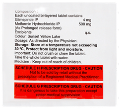 Glitaray M 4 Tablet 15 Glitaray M 4 Tablet 15