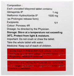 Glitaray M 1 Forte Tablet 15 Glitaray M 1 Forte Tablet 15