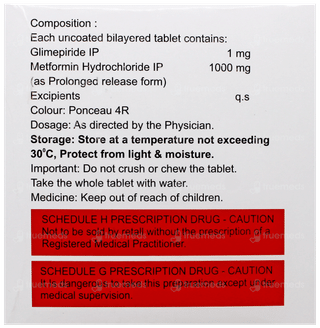 Glitaray M 1 Forte Tablet 15