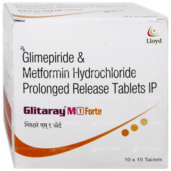 Glitaray M 1 Forte Tablet 15 Glitaray M 1 Forte Tablet 15