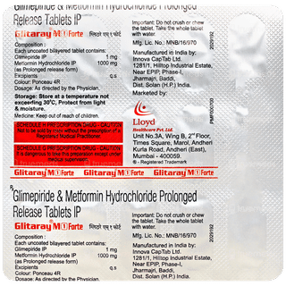 Glitaray M 1 Forte Tablet 15