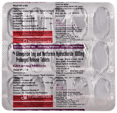 Glitaray M 1 Forte Tablet 15 Glitaray M 1 Forte Tablet 15