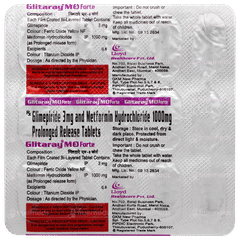 Glitaray M 3 Forte Tablet 15