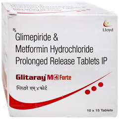 Glitaray M 4 Forte Tablet 15 Glitaray M 4 Forte Tablet 15