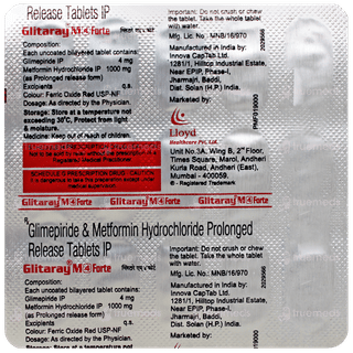 Glitaray M 4 Forte Tablet 15