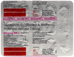Glitaray Mp 1 Tablet 15 Glitaray Mp 1 Tablet 15