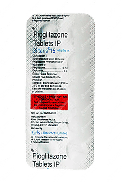 Glitaris 15 Tablet 10 Glitaris 15 Tablet 10