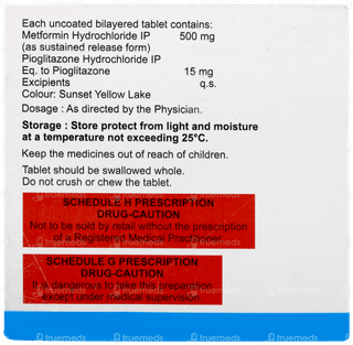 Glitaris M 15 Tablet 10