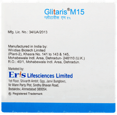 Glitaris M 15 Tablet 10 Glitaris M 15 Tablet 10