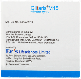Glitaris M 15 Tablet 10