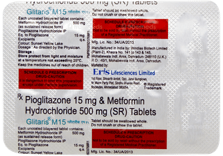 Glitaris M 15 Tablet 10