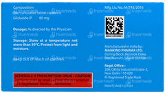 Glizid 80 Tablet 15 Glizid 80 Tablet 15