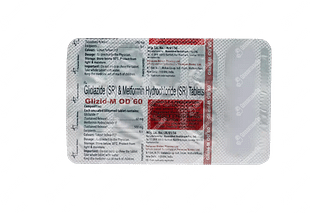 Glizid M Od 60/500 MG Tablet Sr 10