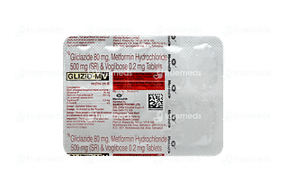 Glizid Mv 0.2/500/80 MG Tablet Sr 10