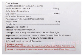 Glizid Total P 15 Tablet 10