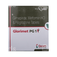 Glorimet Pg 1 Tablet 10