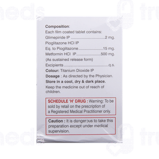 Glorimet Pg 2/500/15 MG Tablet 10