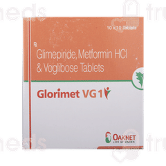 Glorimet Vg 1 Tablet 10