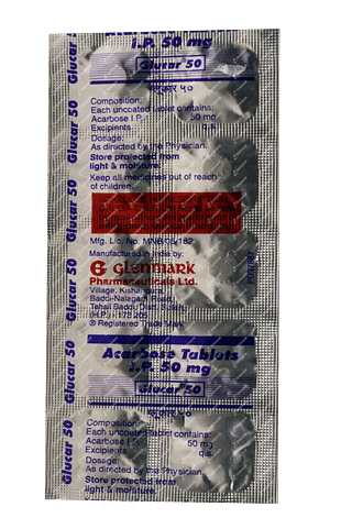 Glucar 50 MG Tablet 10