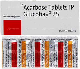 Glucobay 25 Tablet 10