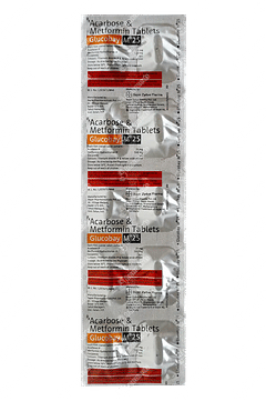 Glucobay M 25 Tablet 10