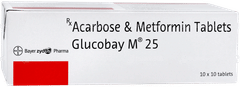 Glucobay M 25 Tablet 10