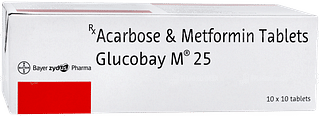 Glucobay M 25 Tablet 10