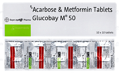 Glucobay M 50 Tablet 10