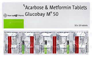 Glucobay M 50 Tablet 10