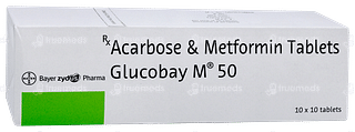 Glucobay M 50 Tablet 10