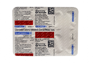 Glucomust M 5/500 MG Tablet 10