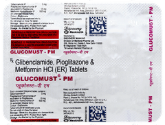 Glucomust Pm Tablet 10 Glucomust Pm Tablet 10