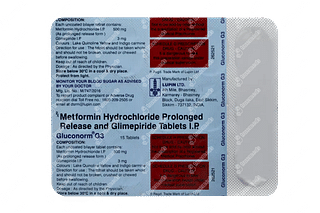 Gluconorm G 3/500 MG Tablet Pr 15