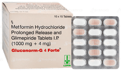 Gluconorm G 4 Forte Tablet 15