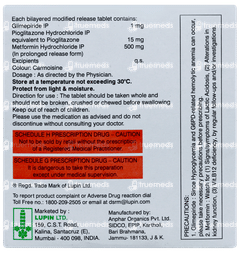 Gluconorm Pg 1 Tablet 15
