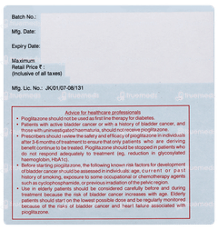 Gluconorm Pg 1 Tablet 15