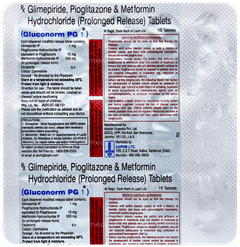 Gluconorm Pg 1 Tablet 15