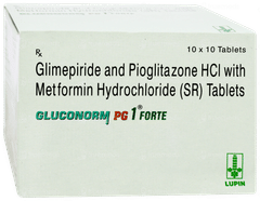Gluconorm Pg 1 Forte Tablet 10