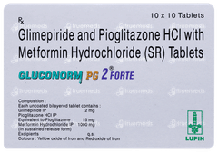 Gluconorm Pg 2 Forte Tablet 10