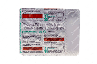 Gluconorm Vg 0.2/500/1 MG Tablet Sr 15