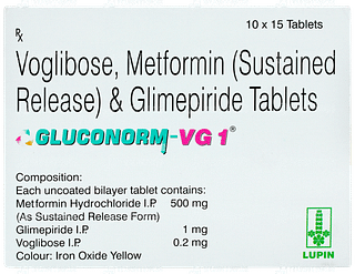 Gluconorm Vg 1 Tablet 15