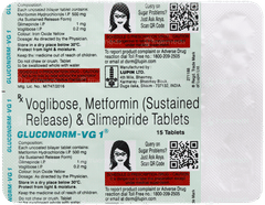 Gluconorm Vg 1 Tablet 15 Gluconorm Vg 1 Tablet 15