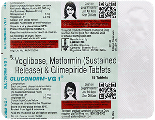 Gluconorm Vg 1 Tablet 15
