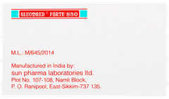 Glucored Forte 850 Tablet 10
