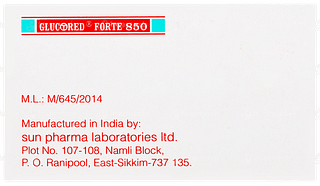 Glucored Forte 850 Tablet 10
