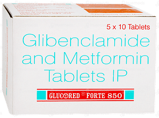 Glucored Forte 850 Tablet 10